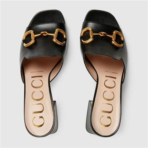 gucci horsebit slingback heel|gucci slide sandals with horsebit.